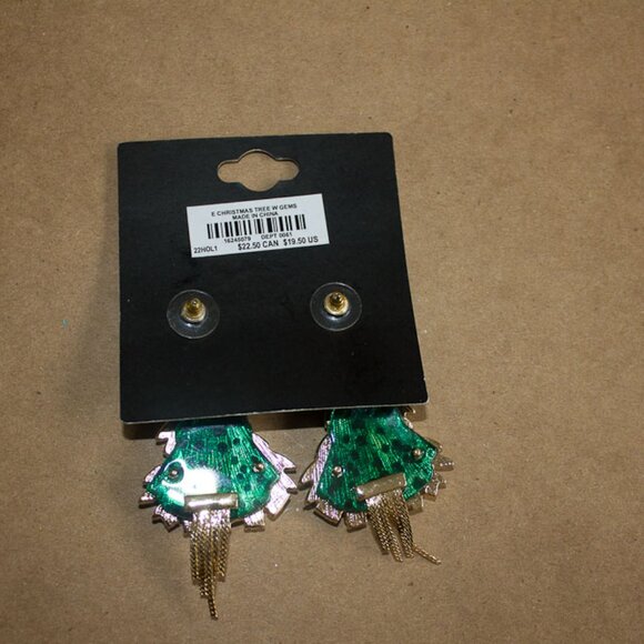 Christmas earrings - Picture 2 of 2